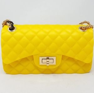 Yellow Jelly Purse